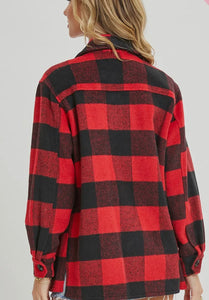 Buffalo Plaid Shacket - Plus