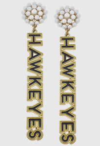 Iowa Hawkeyes Enamel Earrings