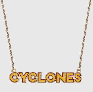 Iowa State Cyclones Enamel Necklace