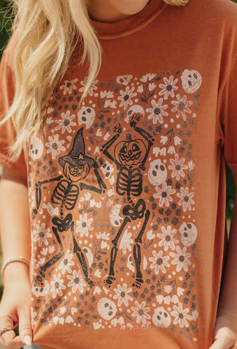 Dancing Skeletons Graphic Tee