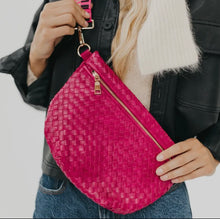 Load image into Gallery viewer, Westlyn Woven Bum Bag - Fuchsia