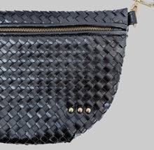 Load image into Gallery viewer, Westlyn Woven Bum Bag - Black